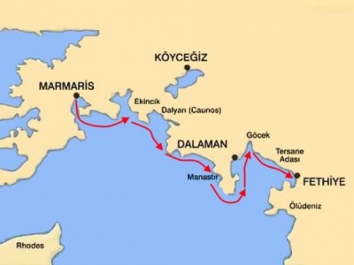 Marmaris - Fethiye Mini Blue Cruise